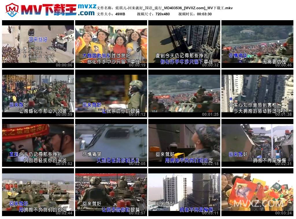 炫琪儿-回来就好_国语_流行_MD403536